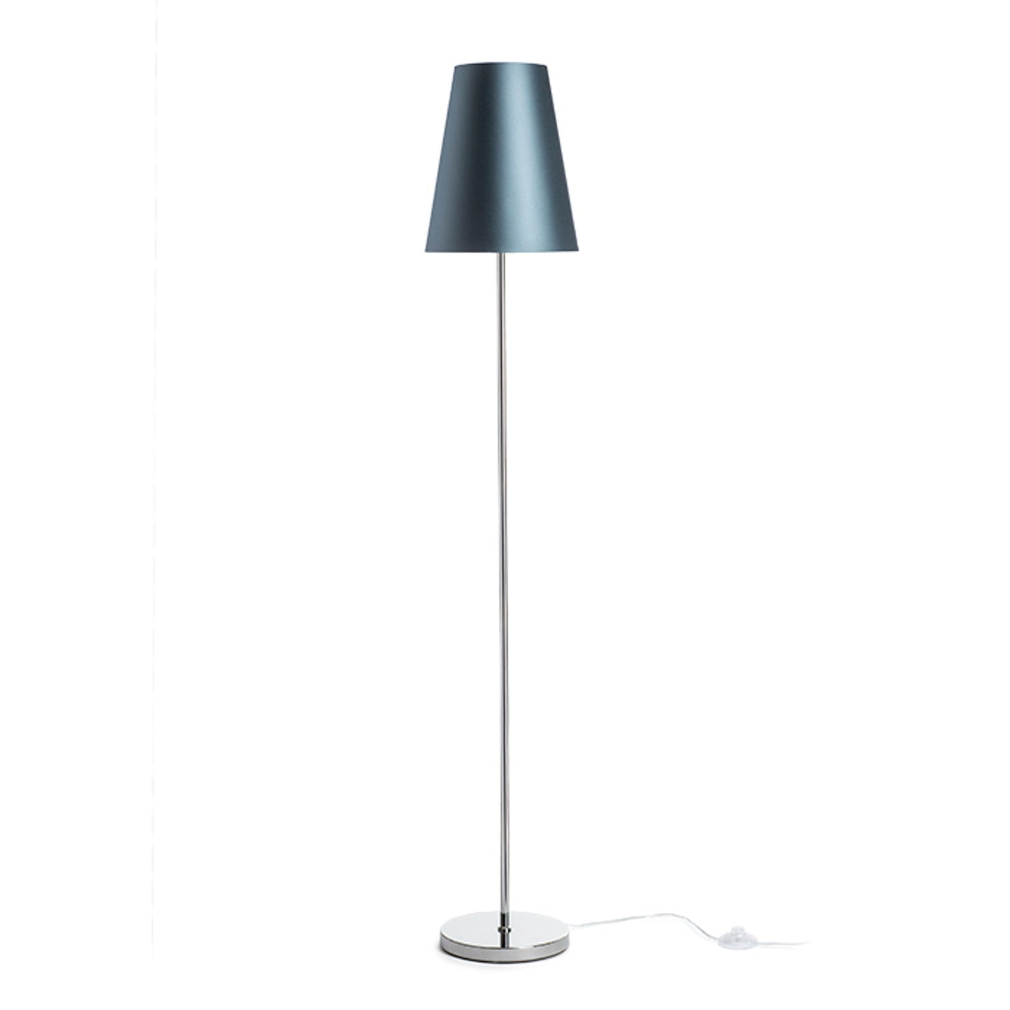 RENDL shades, shade bases, pendent sets CONNY 25/30 table shade Monaco petrol blue/silver PVC max. 23W R11580 3