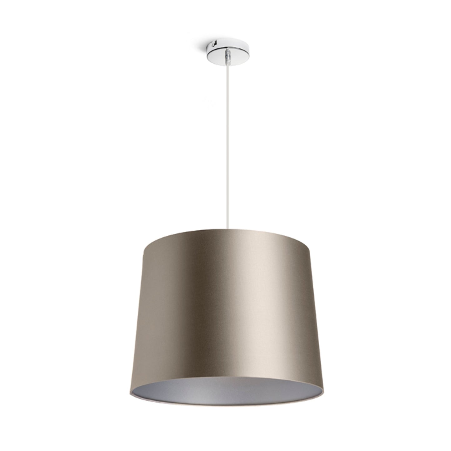 RENDL shades, shade bases, pendent sets ASPRO 40/30 shade Monaco dove gray/silver PVC max. 23W R11589 7