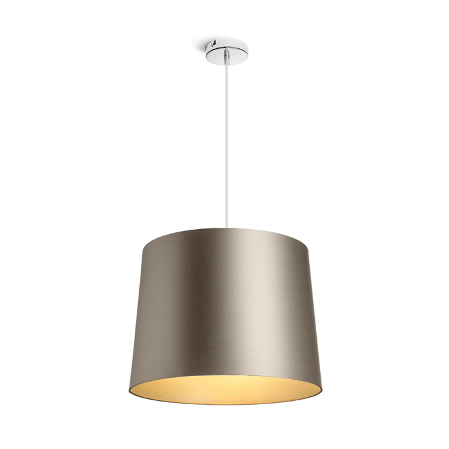 RENDL shades, shade bases, pendent sets ASPRO 40/30 shade Monaco dove gray/silver PVC max. 23W R11589 8