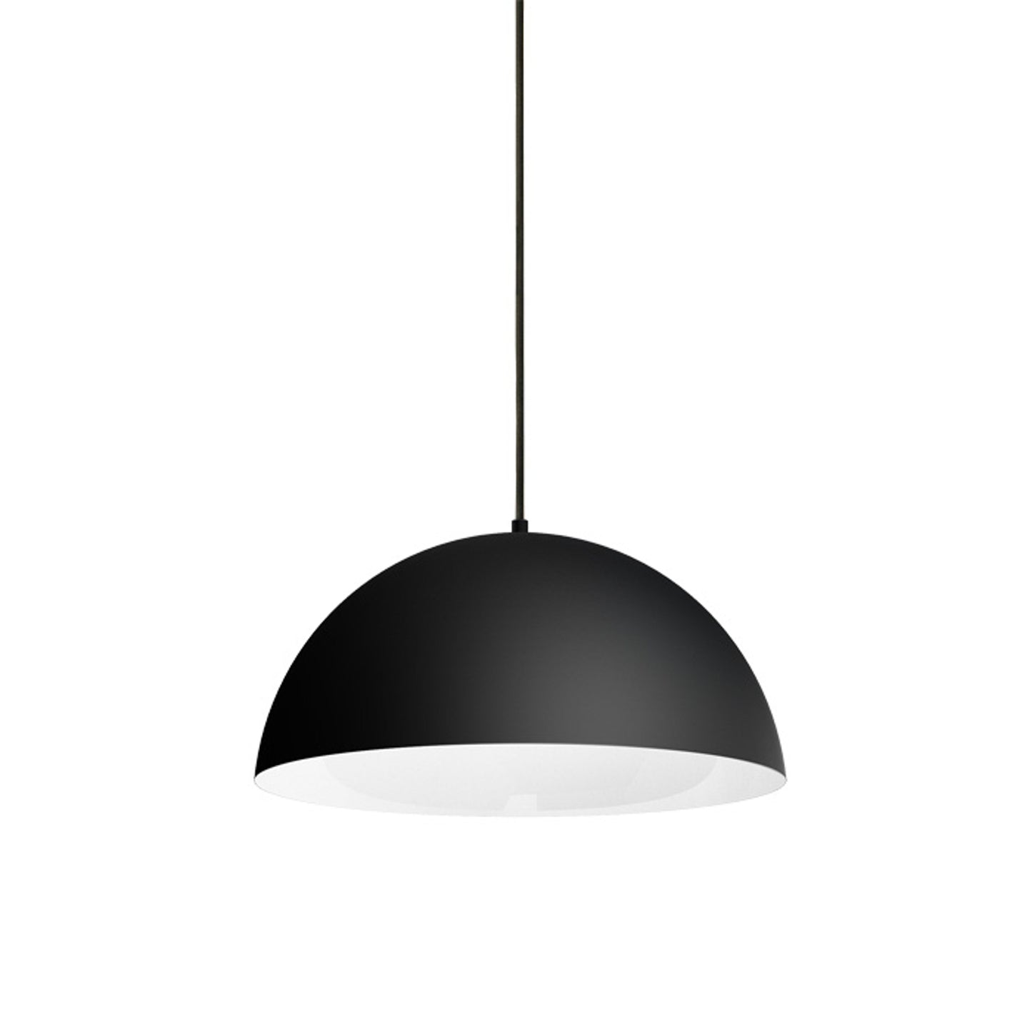 RENDL pendant lamp MONROE 40 pendant matte black/white 230V LED E27 30W R11701 1