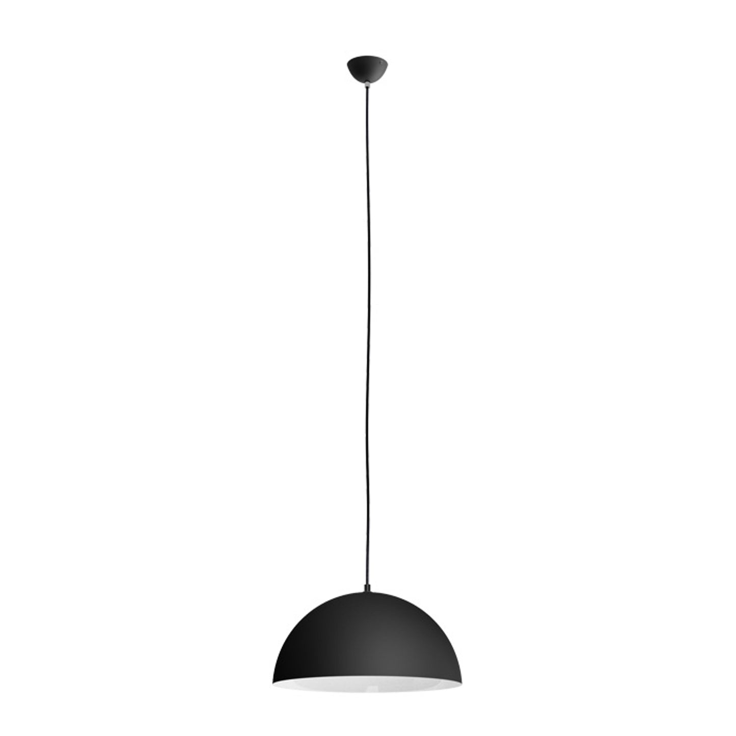 RENDL pendant lamp MONROE 40 pendant matte black/white 230V LED E27 30W R11701 2