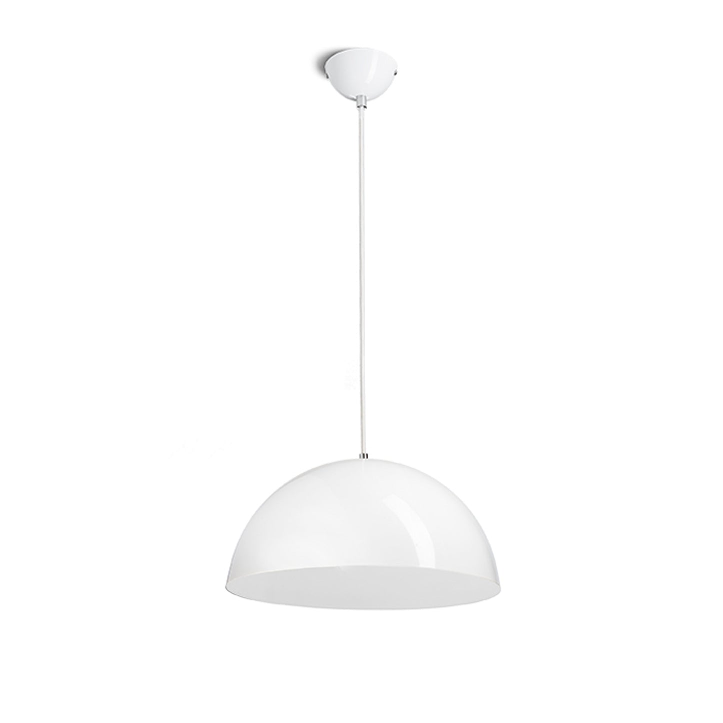 RENDL pendant lamp MONROE 40 pendant shiny white/white 230V LED E27 30W R11707 1