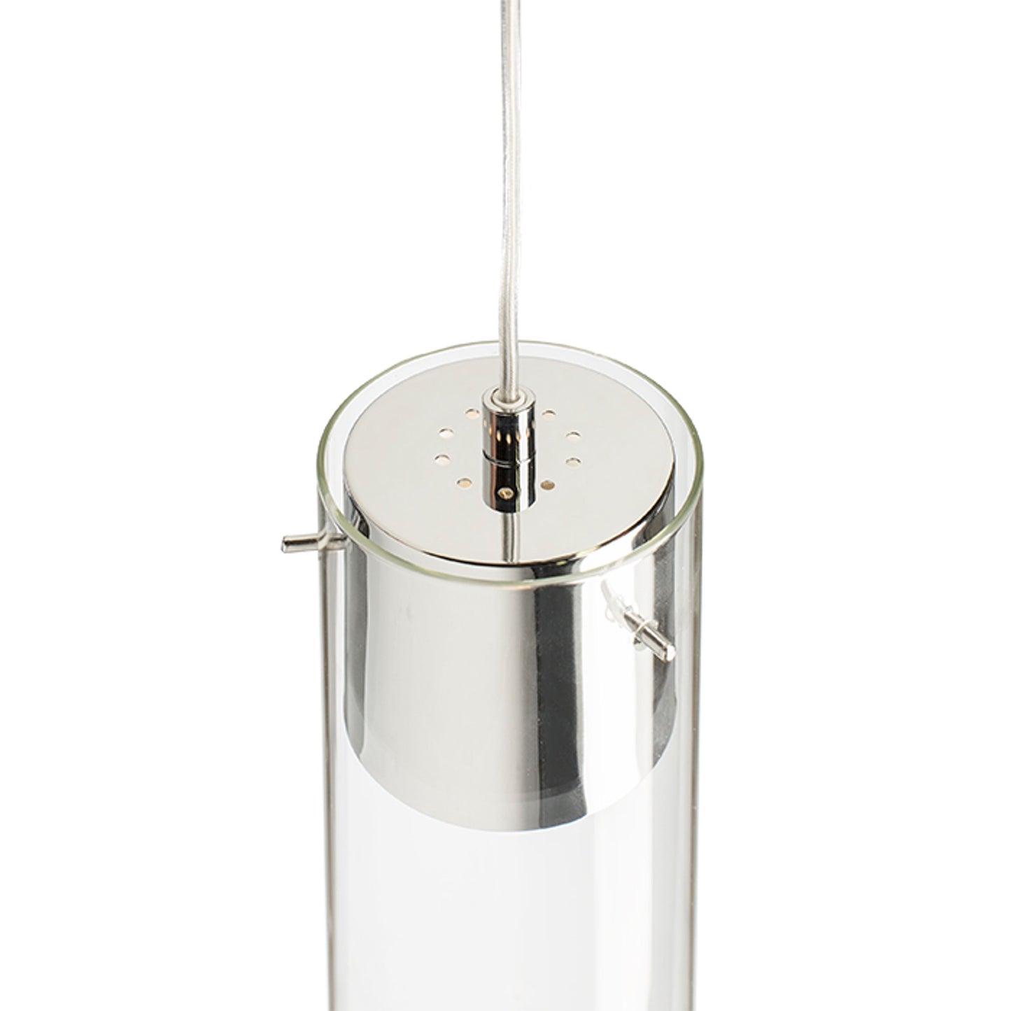 RENDL pendant lamp GARNISH pendant clear glass/chrome 230V GU10 9W R11756 2