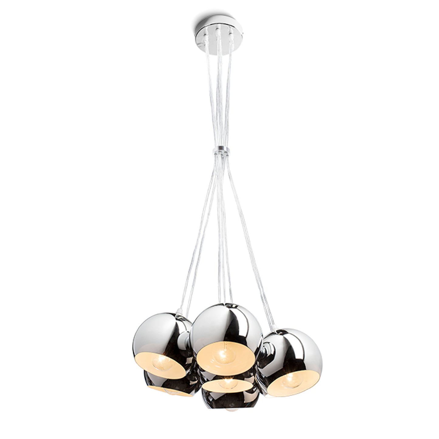 RENDL pendant lamp ASTROMET VII pendant chrome 230V LED E27 7x11W R11761 1