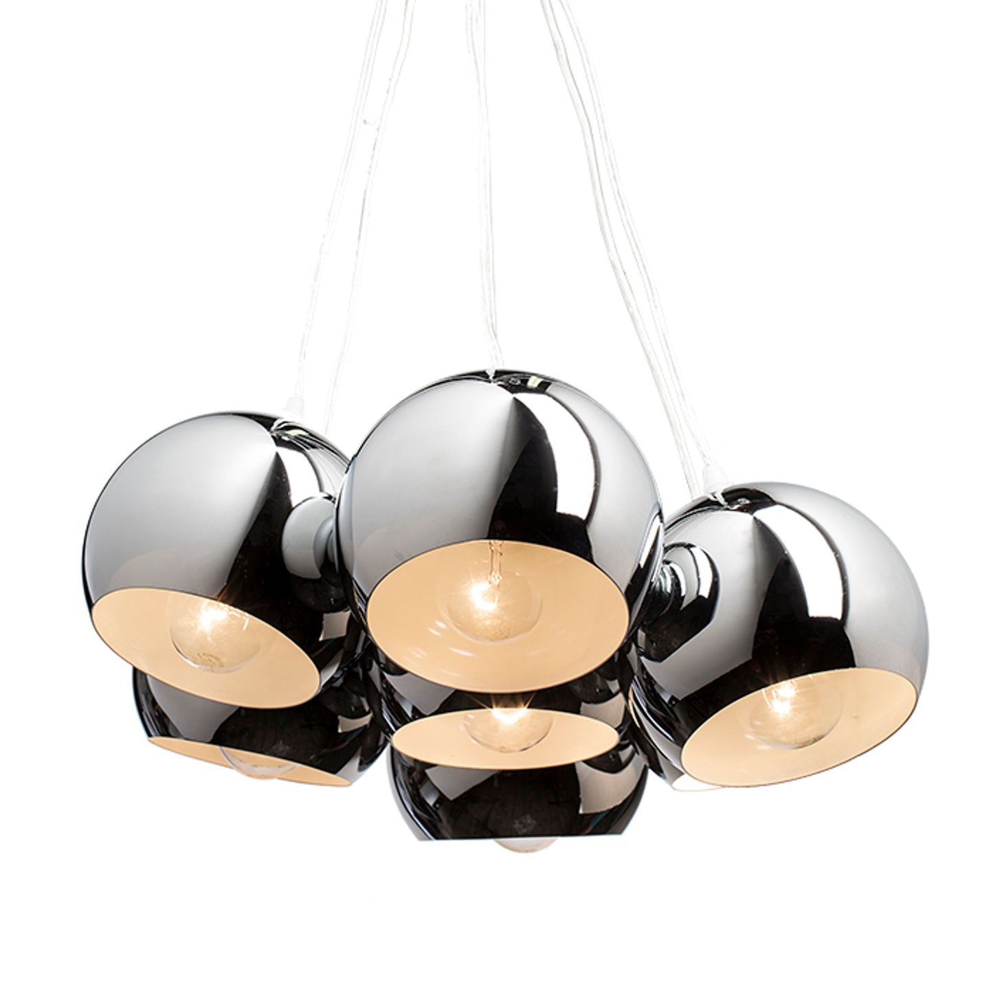 RENDL pendant lamp ASTROMET VII pendant chrome 230V LED E27 7x11W R11761 3