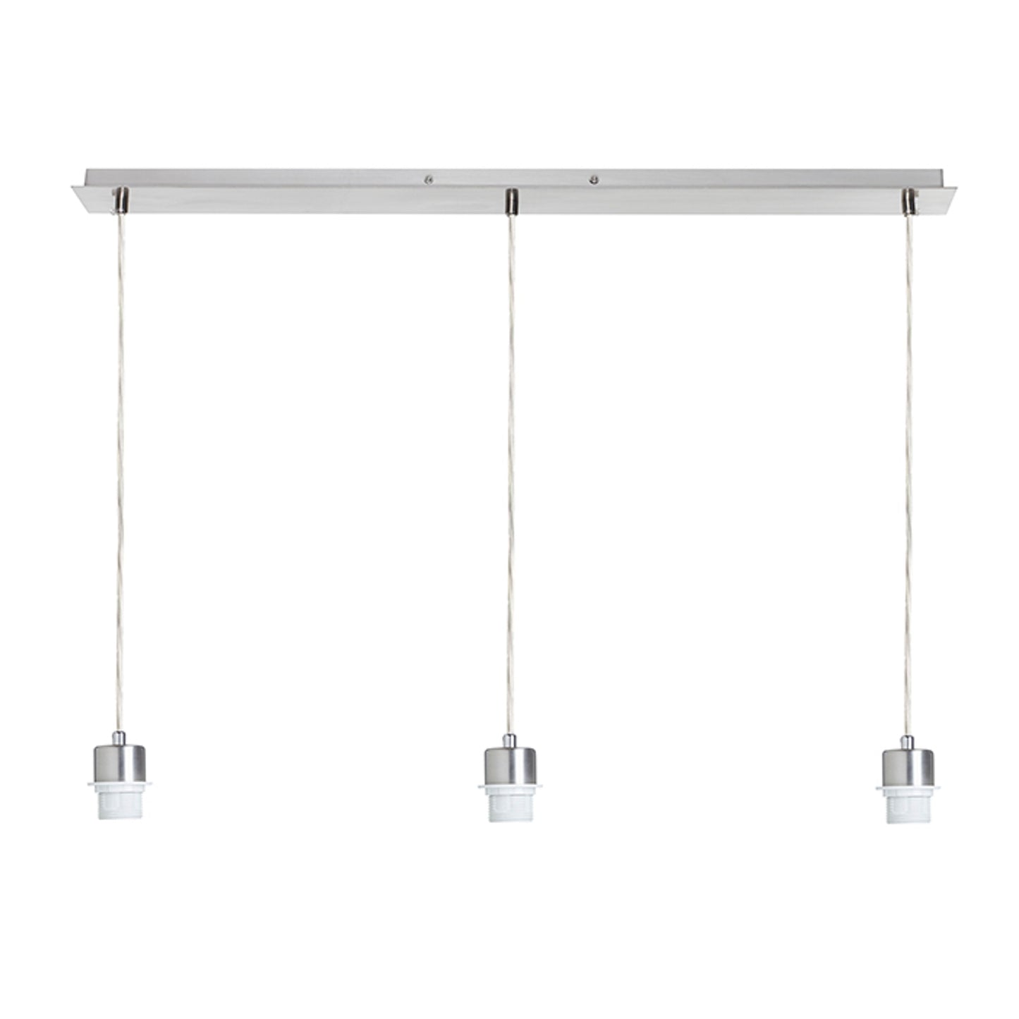 RENDL shades, shade bases, pendent sets MORE 80 pendant ceiling base chrome 230V LED E27 3x15W R11777 1
