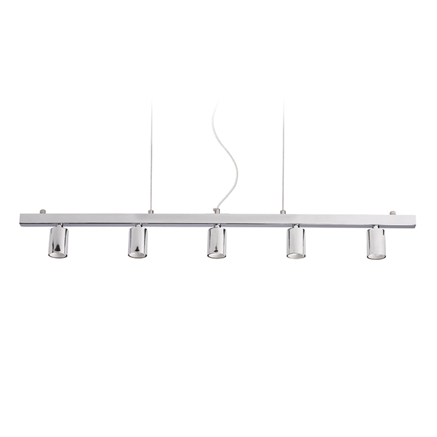 RENDL shades, shade bases, pendent sets RALLONG V pendant ceiling base chrome 230V LED E27 5x15W R11798 2