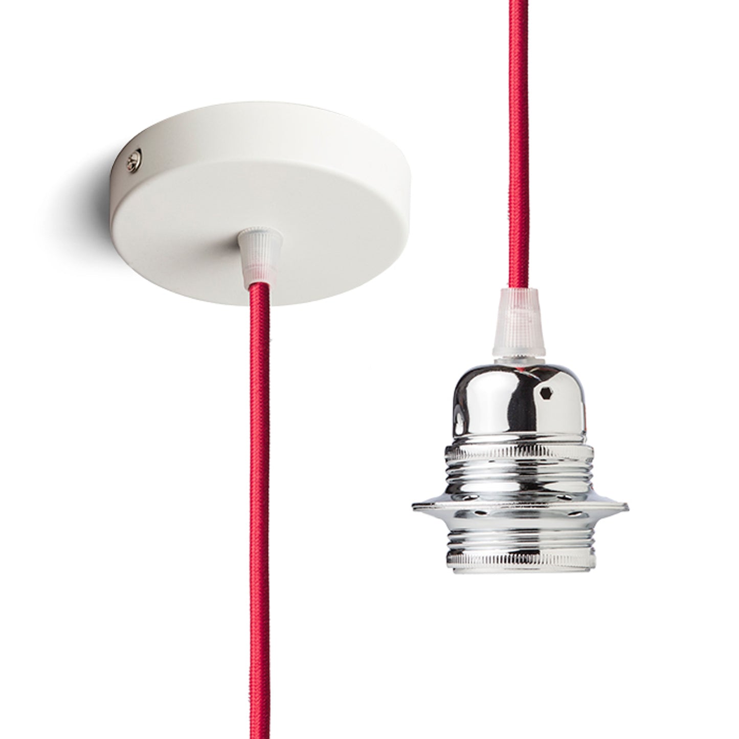 RENDL shades, shade bases, pendent sets ELISA pendant set WB+RC+CHF 230V LED E27 15W R11892 1