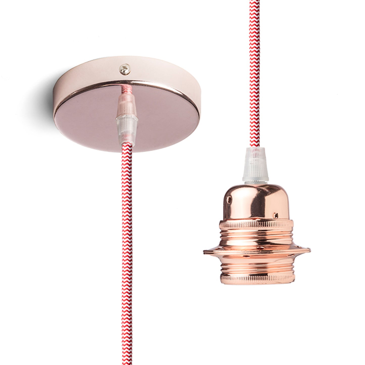 RENDL shades, shade bases, pendent sets ELISA pendant set CB+R/WC+CF 230V LED E27 15W R11906 1