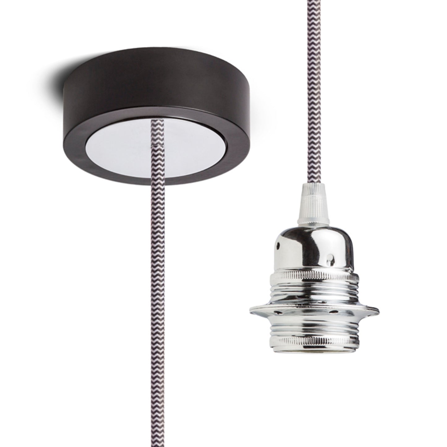 RENDL shades, shade bases, pendent sets HEX pendant set BB+B/WC+CHF+CHC1 230V LED E27 15W R11910 1