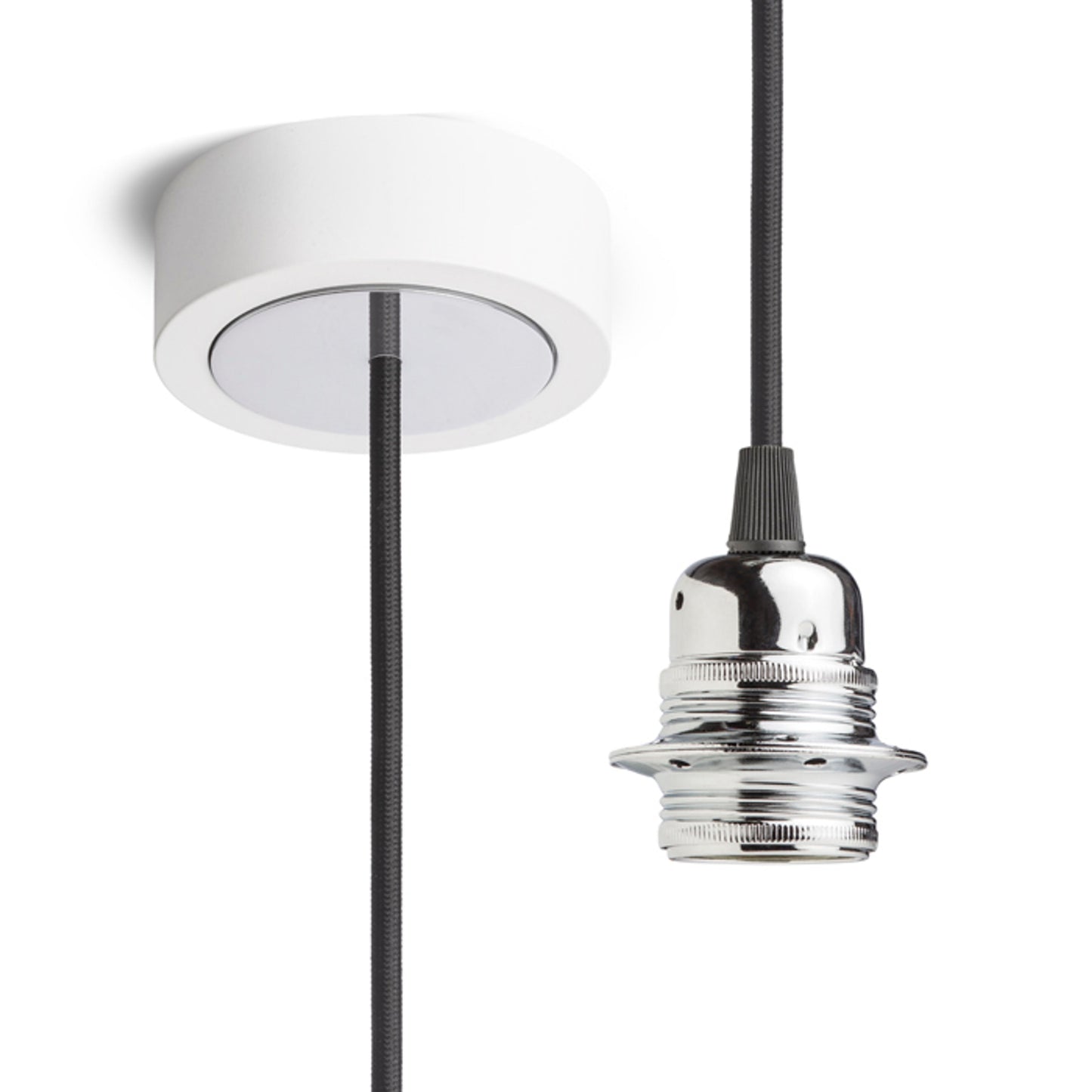 RENDL shades, shade bases, pendent sets HEX pendant set WB+BC+CHF+CHC1 230V LED E27 15W R11918 1