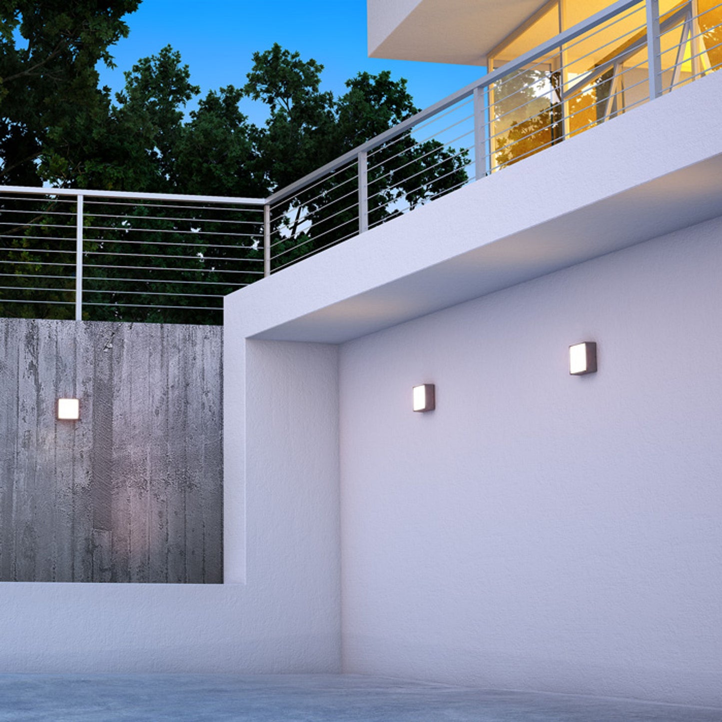 RENDL outdoor lamp BONO surface mounted anthracite grey 230V LED 4W IP65 3000K R11967 7