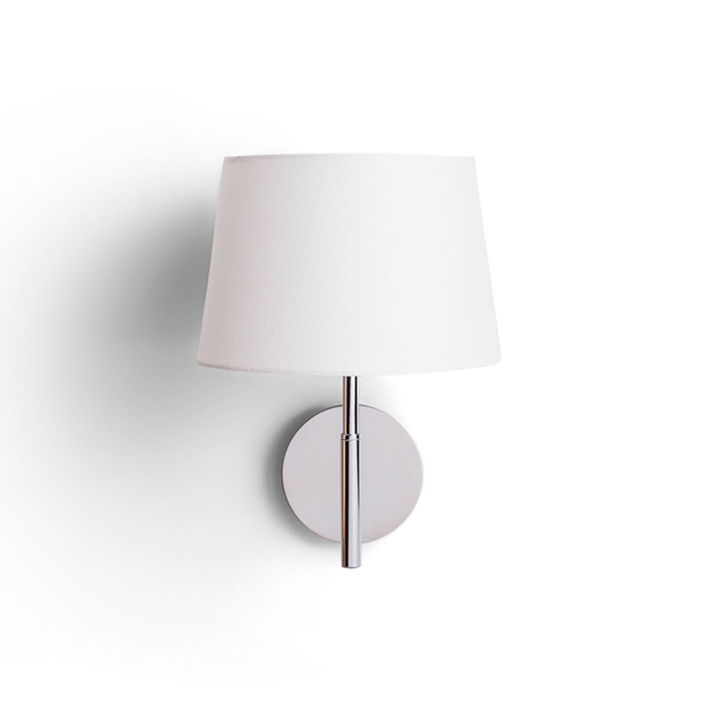 RENDL wall lamp BROADWAY wall white chrome 230V LED E27 15W R11985 2