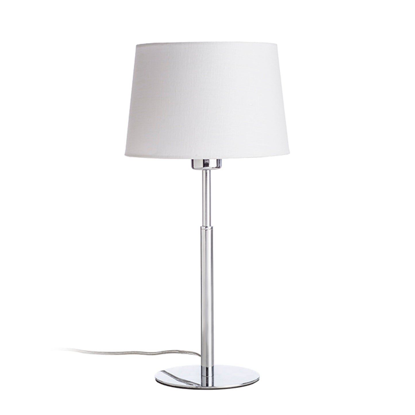 RENDL table lamp BROADWAY table white chrome 230V LED E27 15W R11986 2