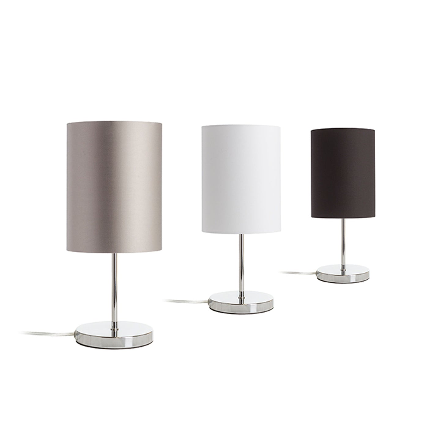 RENDL shades, shade bases, pendent sets NYC table lamp chrome 230V LED E27 15W R11990 2