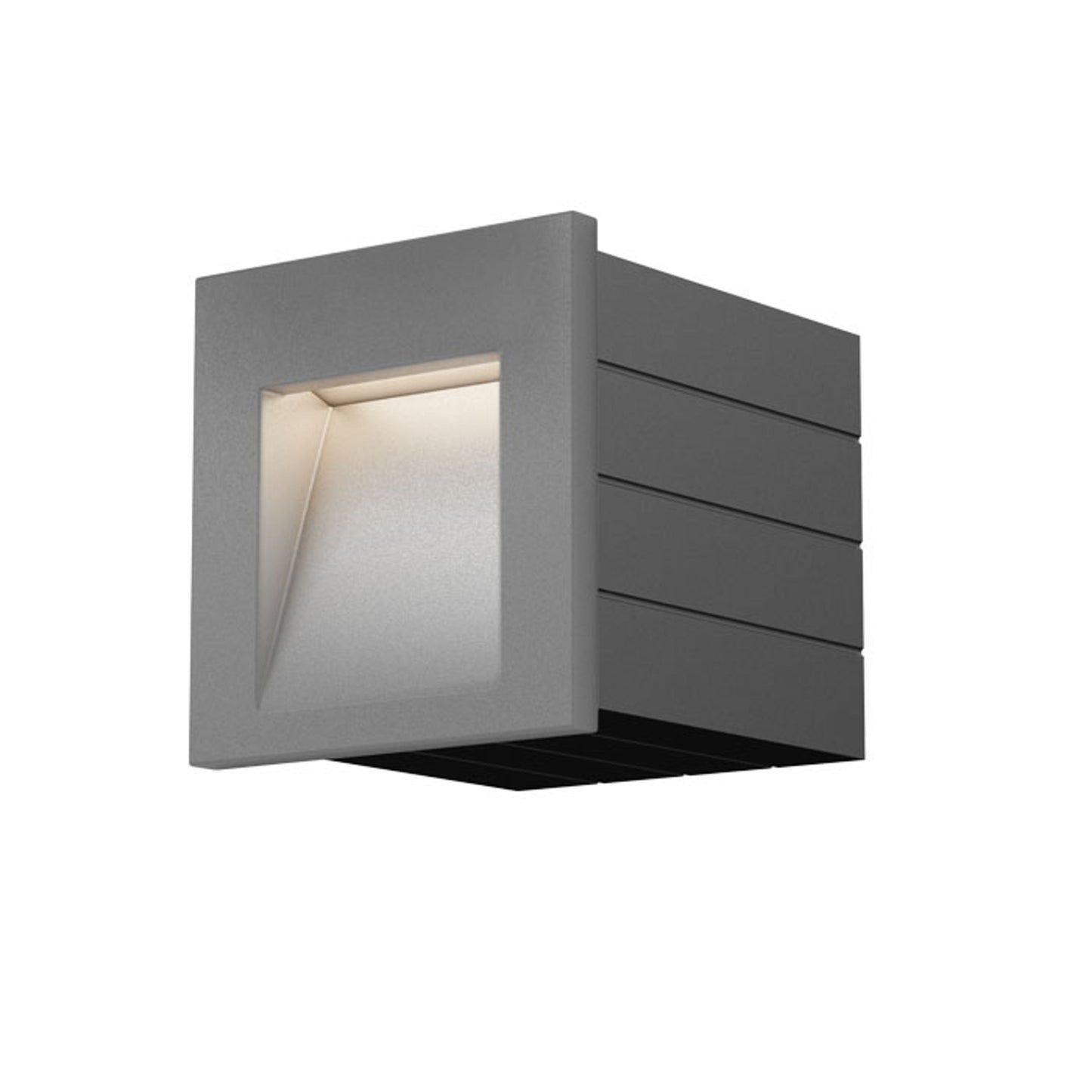 RENDL outdoor lamp TESS SQ recessed silver grey 230V LED 3W IP54 3000K R12014 2