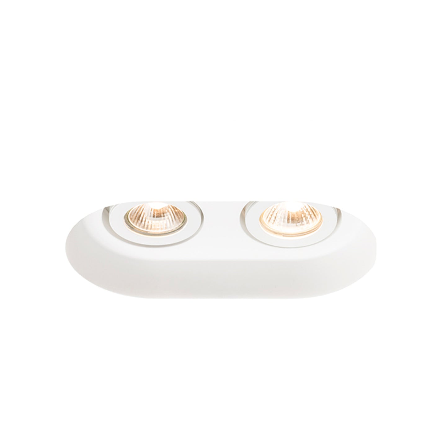 RENDL recessed light DINGO GU10 II directional plaster 230V GU10 2x35W R12037 10