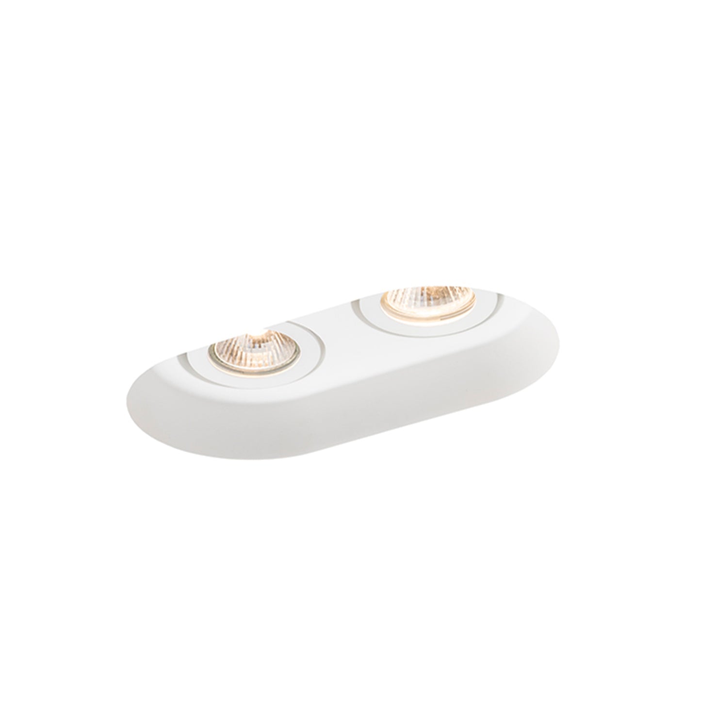 RENDL recessed light DINGO GU10 II directional plaster 230V GU10 2x35W R12037 2