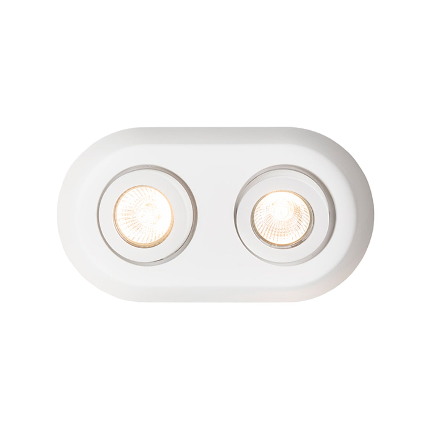 RENDL recessed light DINGO GU10 II directional plaster 230V GU10 2x35W R12037 6