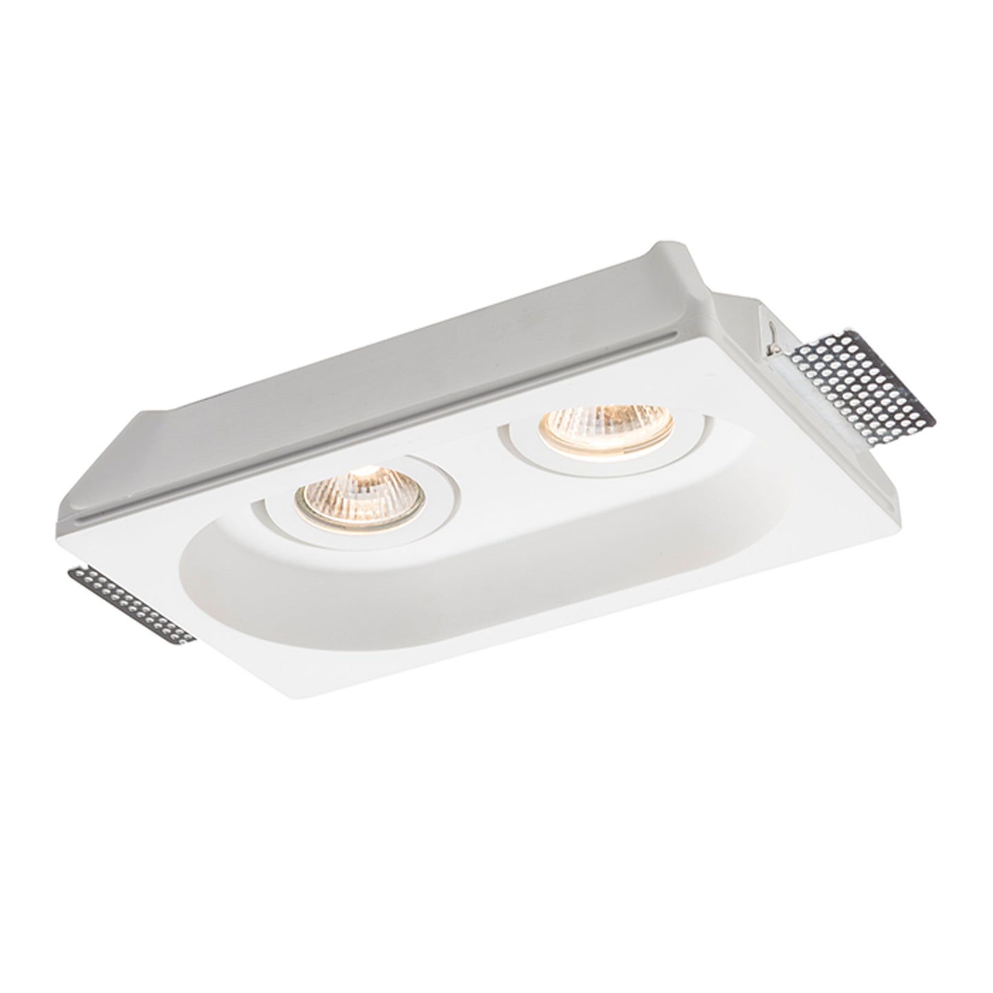 RENDL recessed light DINGO GU10 II directional plaster 230V GU10 2x35W R12037 7