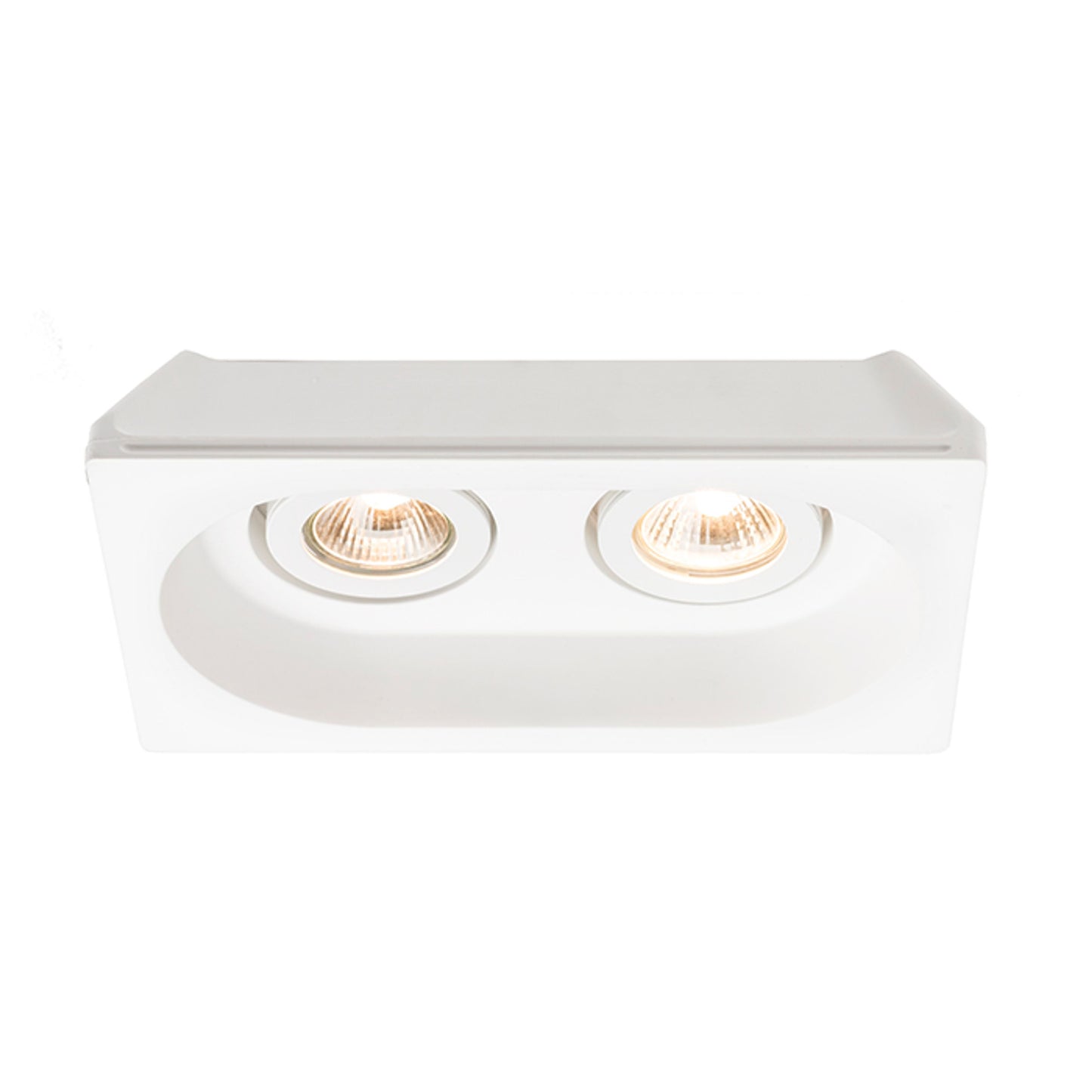 RENDL recessed light DINGO GU10 II directional plaster 230V GU10 2x35W R12037 9