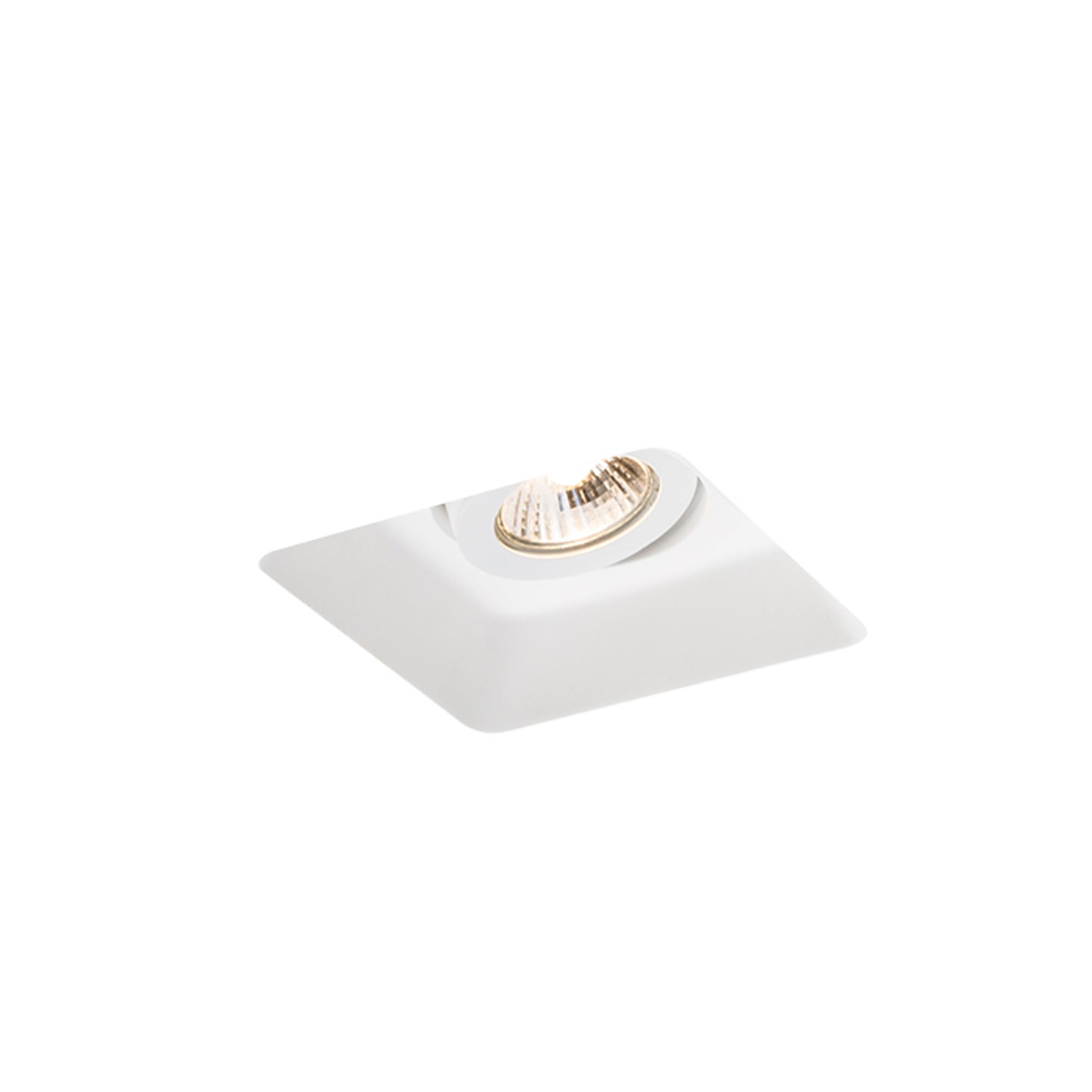 RENDL recessed light DINO SQ GU10 directional plaster 230V GU10 35W R12038 1