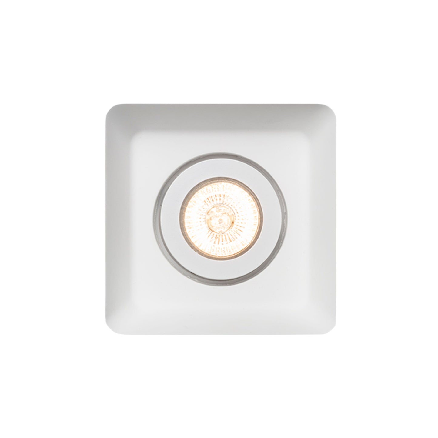 RENDL recessed light DINO SQ GU10 directional plaster 230V GU10 35W R12038 2