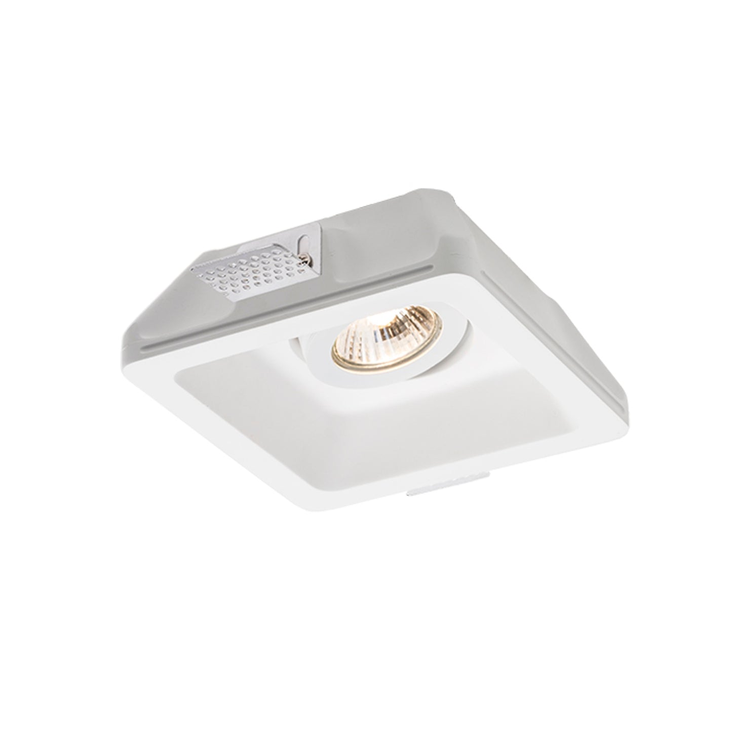 RENDL recessed light DINO SQ GU10 directional plaster 230V GU10 35W R12038 8