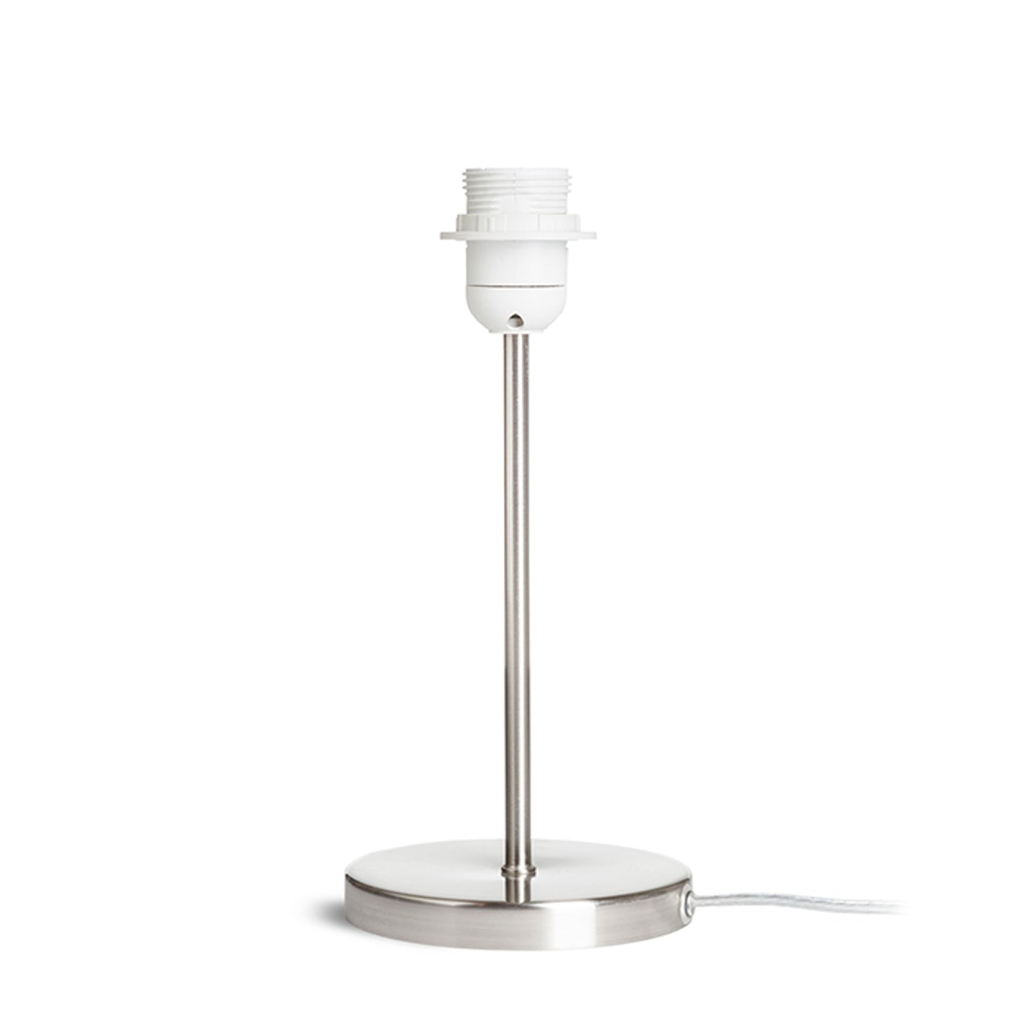 RENDL shades, shade bases, pendent sets NYC table base matt nickel 230V LED E27 15W R12041 1