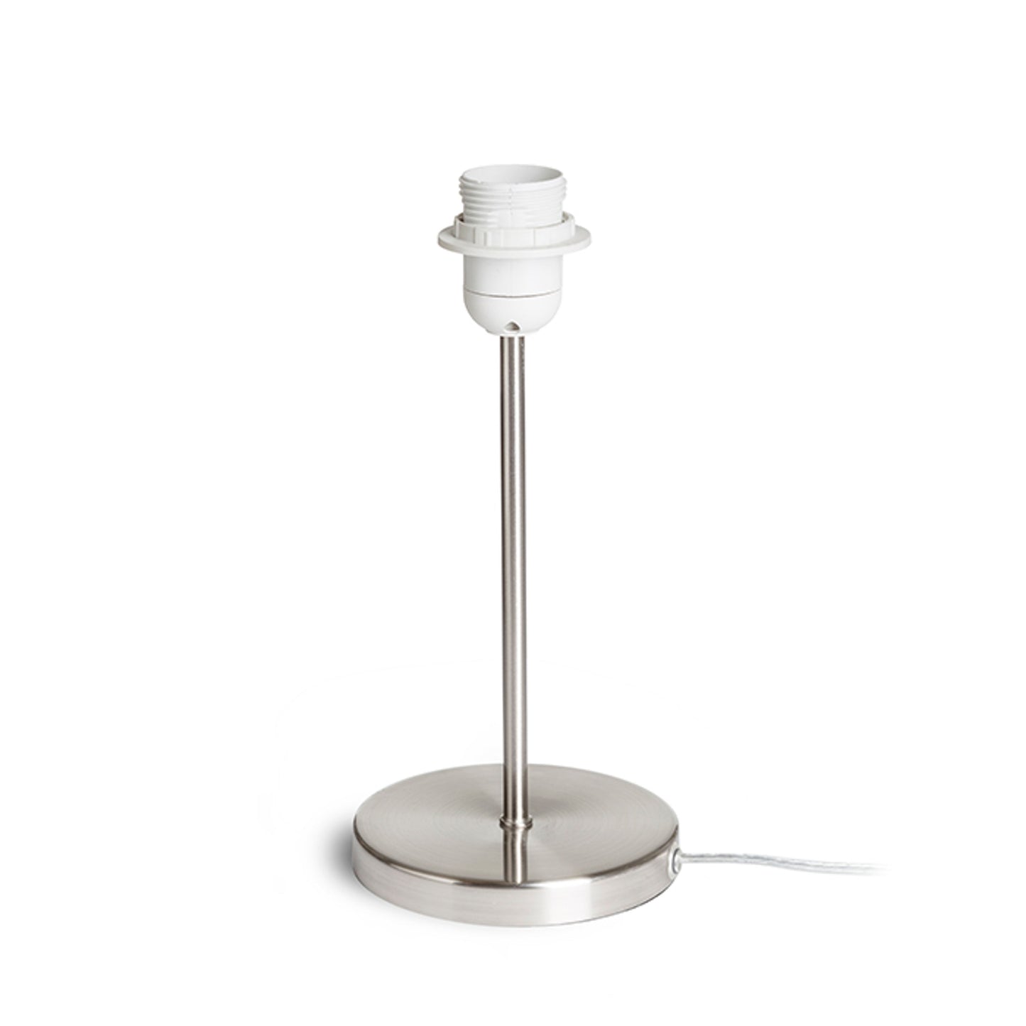 RENDL shades, shade bases, pendent sets NYC table base matt nickel 230V LED E27 15W R12041 2