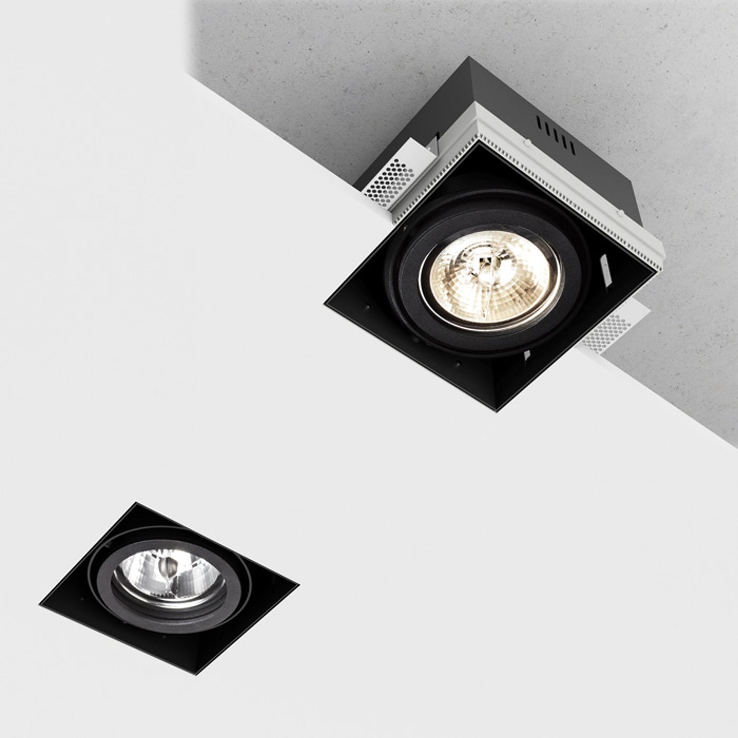RENDL recessed light ELECTRA I black 12V LED G53 15W R12050 8
