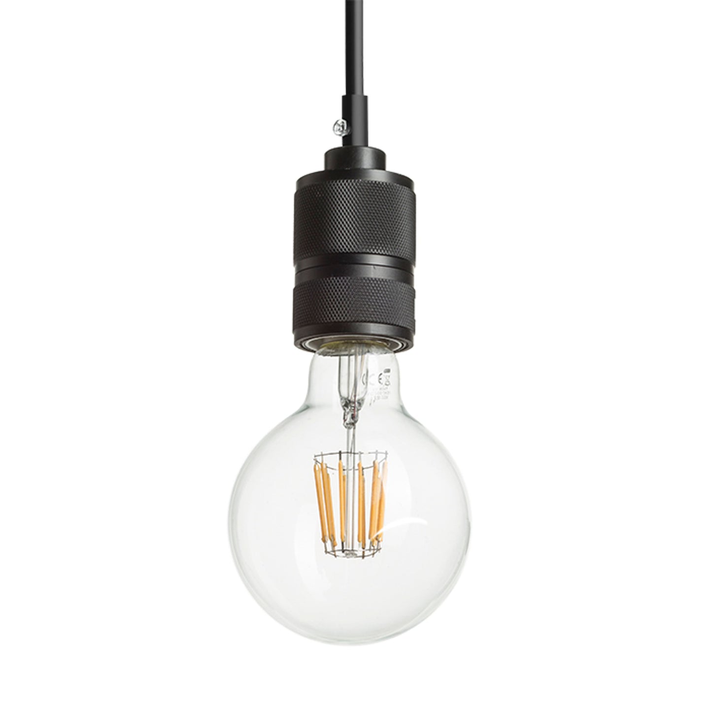 RENDL pendant lamp CINDY VI pendant black 230V LED E27 6x15W R12054 3