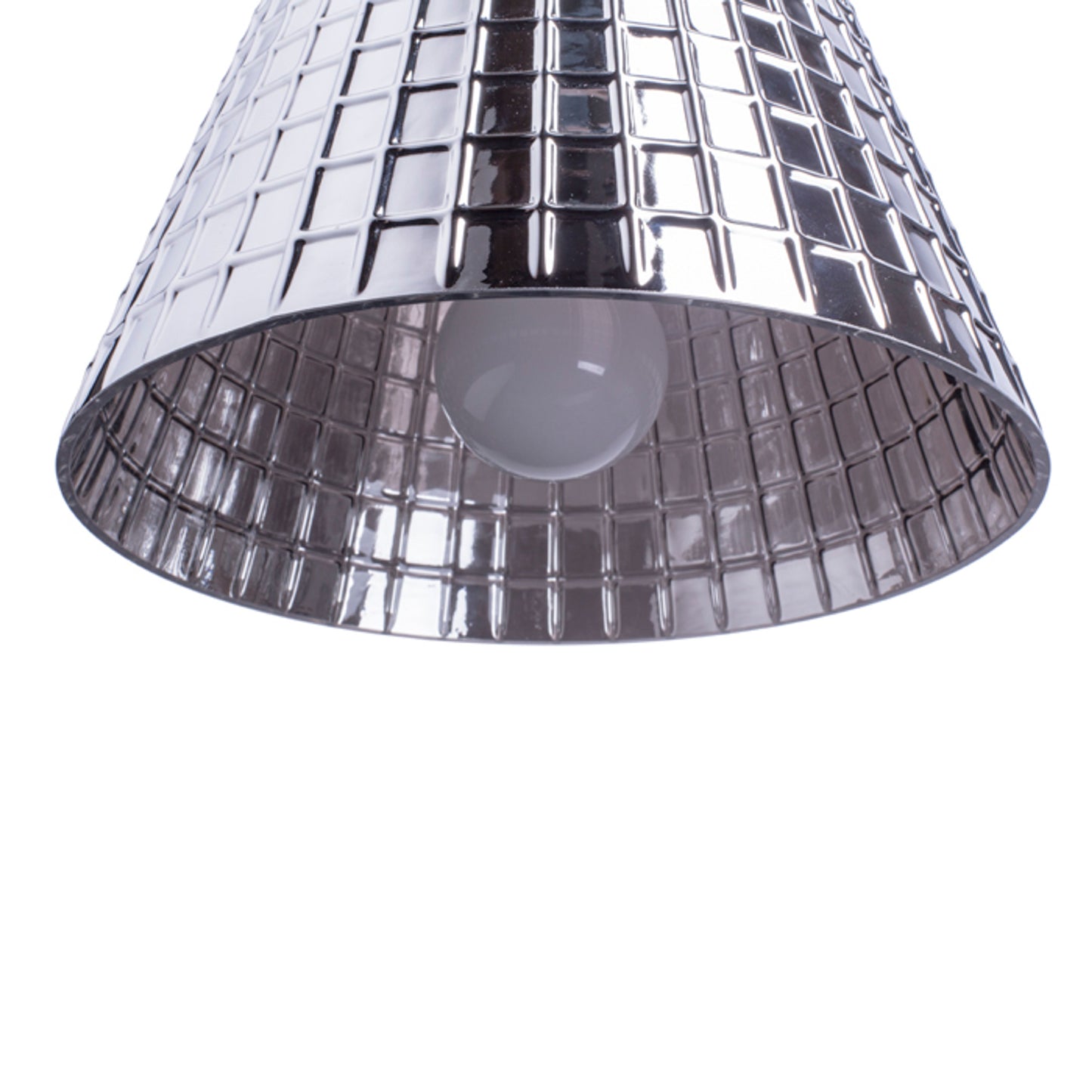 RENDL pendant lamp CORONA pendant chrome-tinted glass 230V LED E27 15W R12055 3