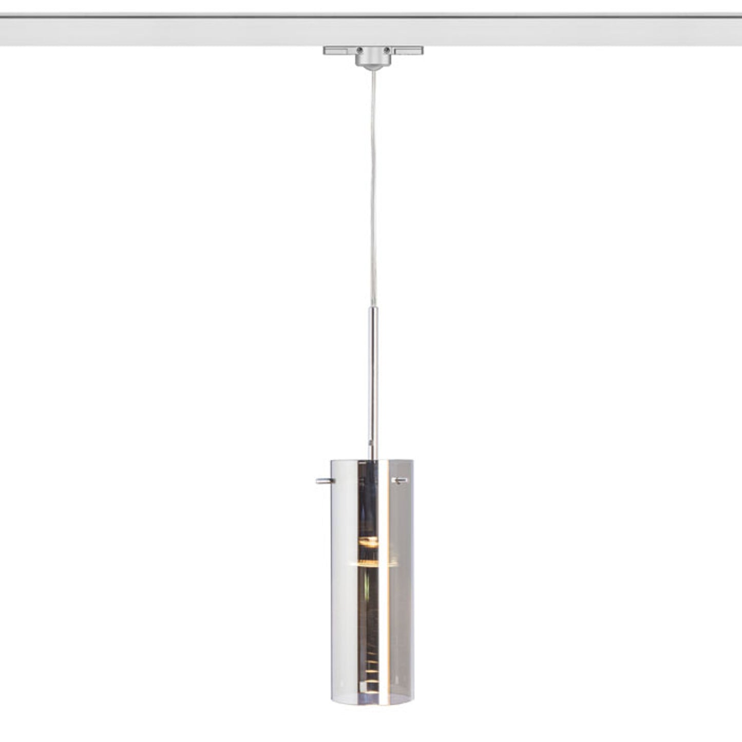 RENDL 3-circuit track system SANSSOUCI for 3-circuit tracks chrome-tinted glass 230V LED E27 15W R12095 1