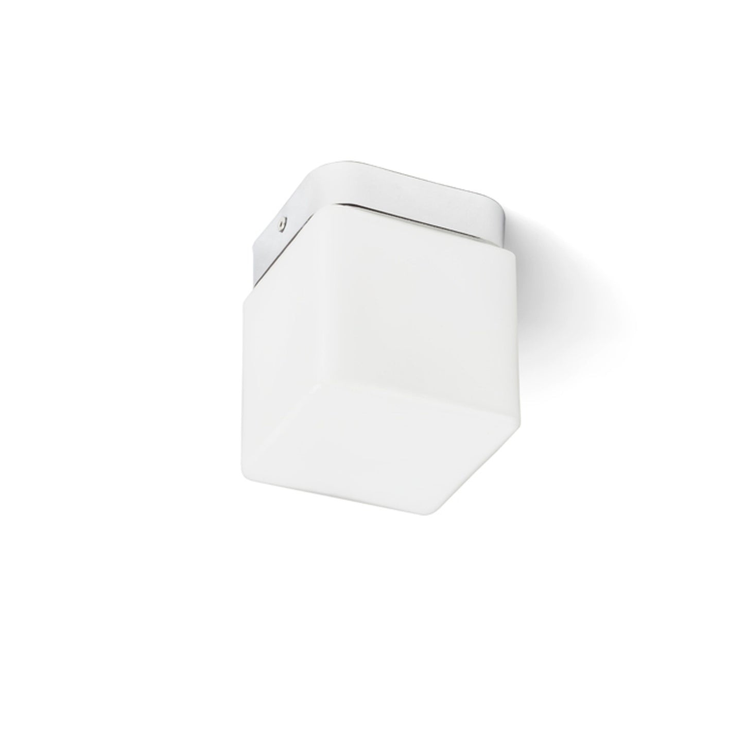RENDL surface mounted lamp ESICA SQ ceiling chrome 230V LED 6W IP44 3000K R12198 1