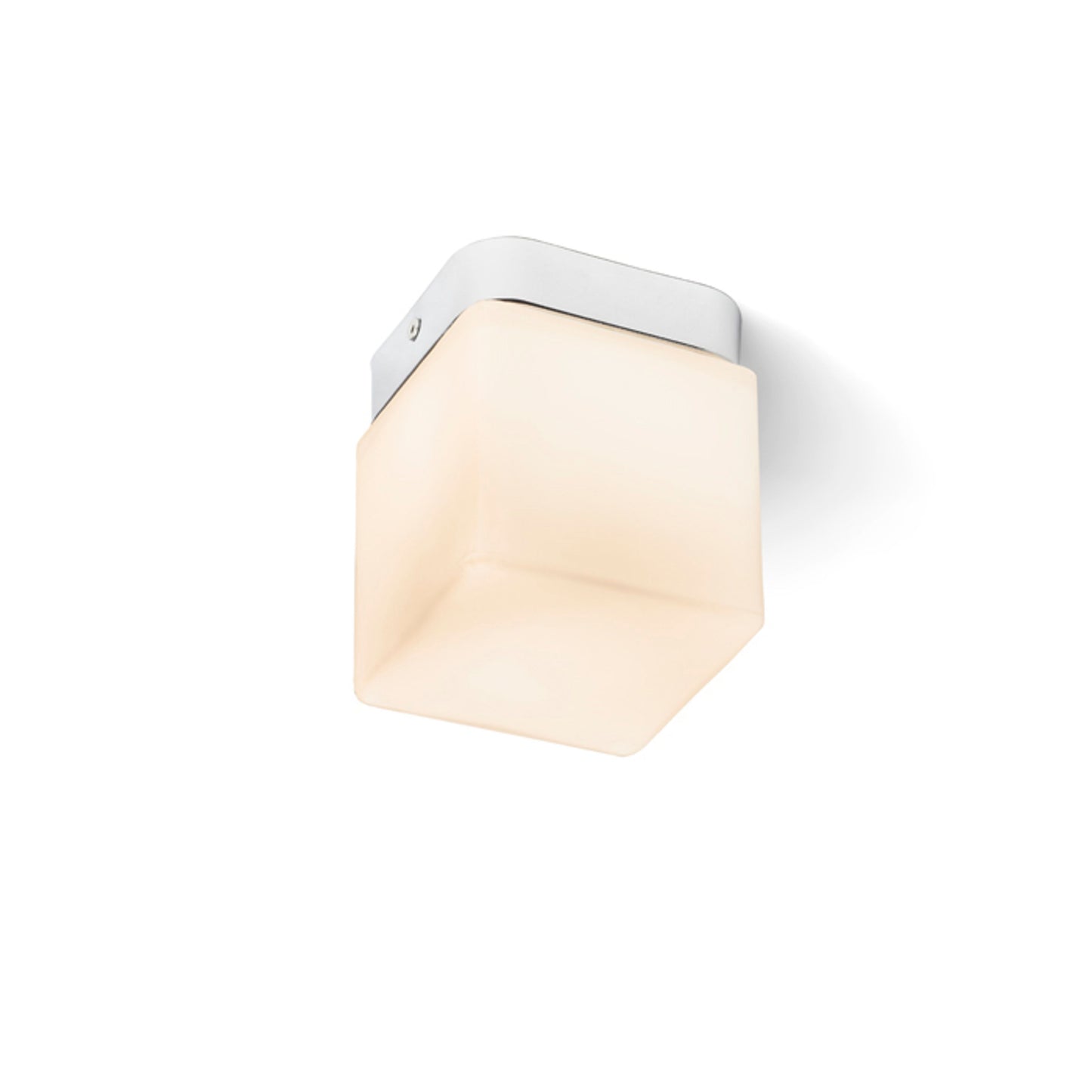 RENDL surface mounted lamp ESICA SQ ceiling chrome 230V LED 6W IP44 3000K R12198 3