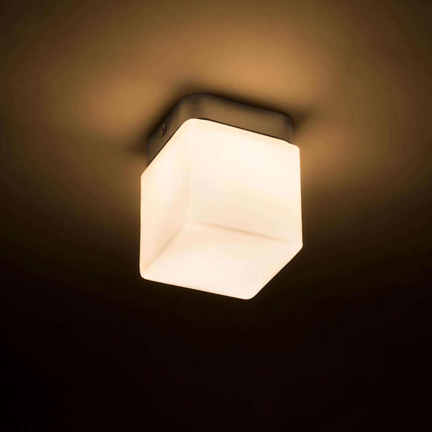 RENDL surface mounted lamp ESICA SQ ceiling chrome 230V LED 6W IP44 3000K R12198 4