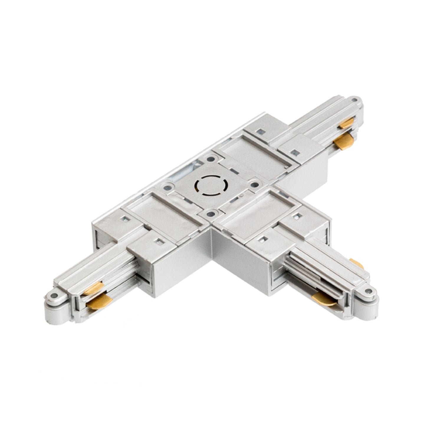 RENDL 1-circuit track system 1F T connector, polarity right silver grey 230V R12277 2