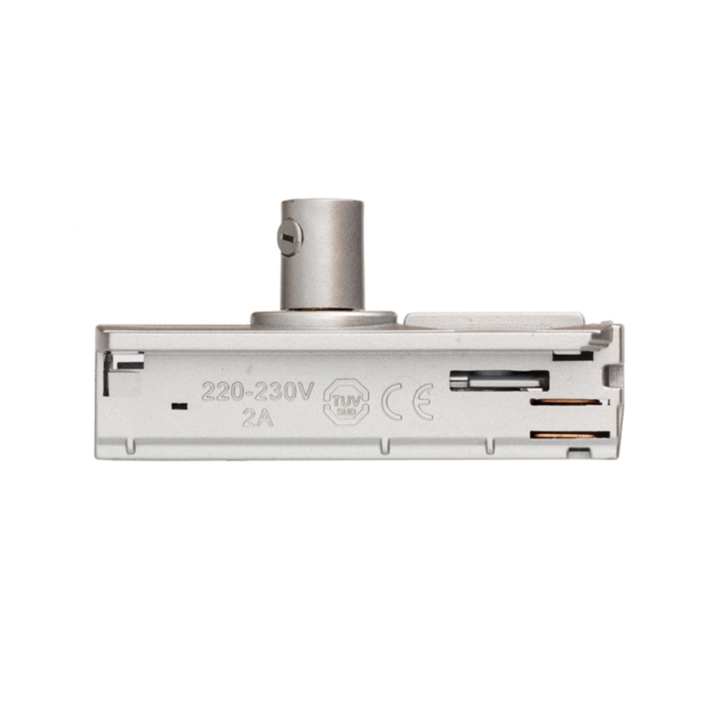 RENDL 1-circuit track system 1F adapter silver grey 230V R12295 2