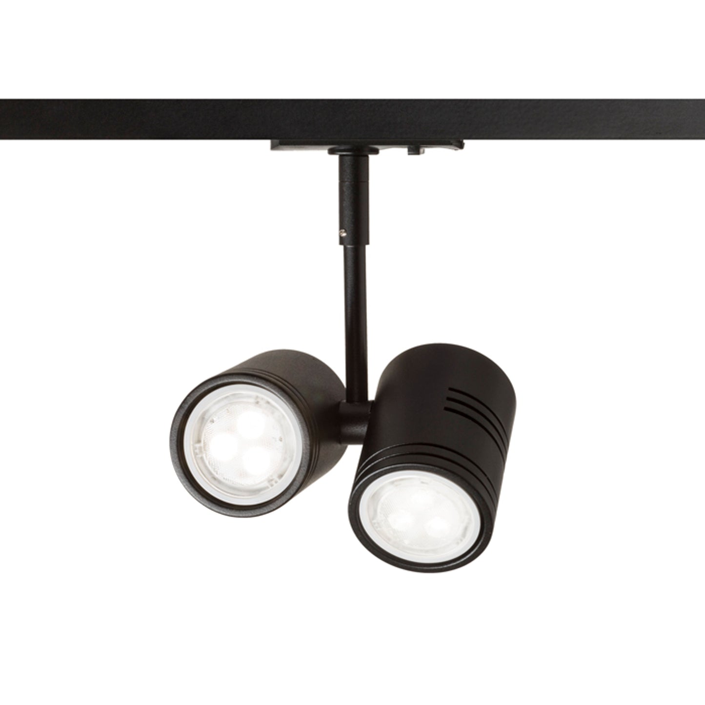 RENDL 1-circuit track system BEEBA II for 1-circuit tracks black 230V LED GU10 2x8W R12316 1