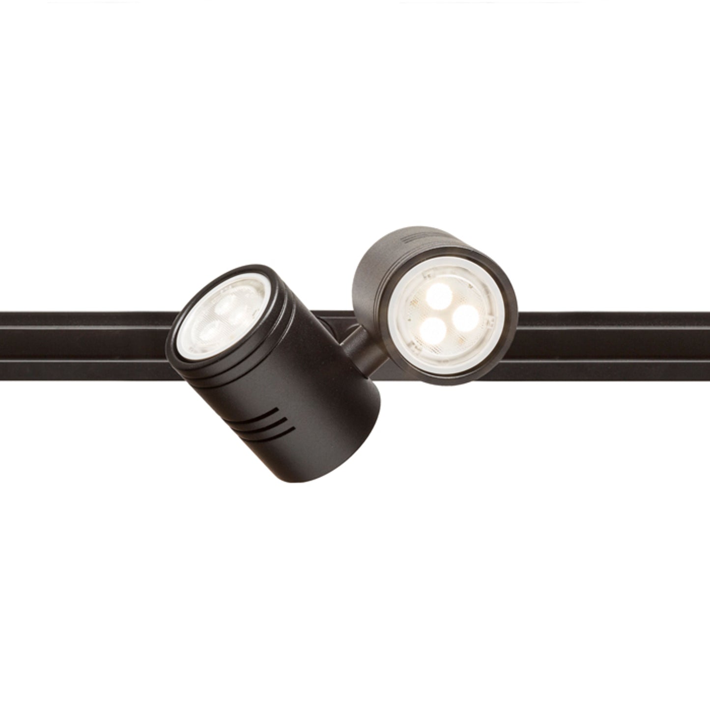 RENDL 1-circuit track system BEEBA II for 1-circuit tracks black 230V LED GU10 2x8W R12316 6
