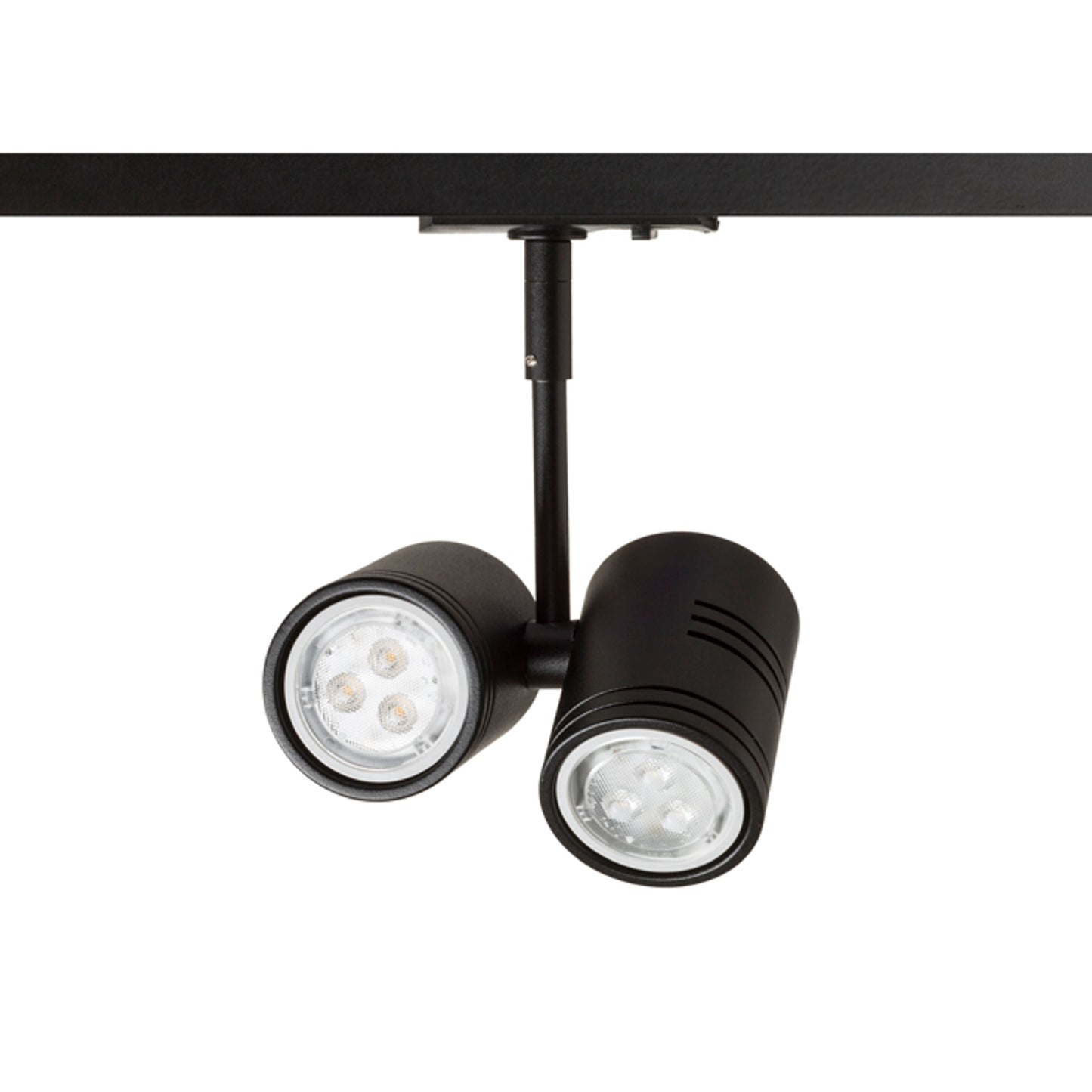 RENDL 1-circuit track system BEEBA II for 1-circuit tracks black 230V LED GU10 2x8W R12316 7