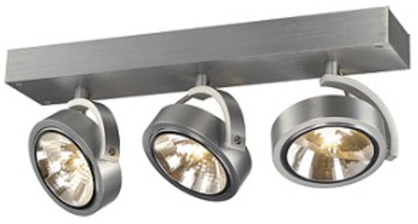 RENDL Outlet KELLY III wall brushed aluminum 230V LED G53 3x15W R12331 1