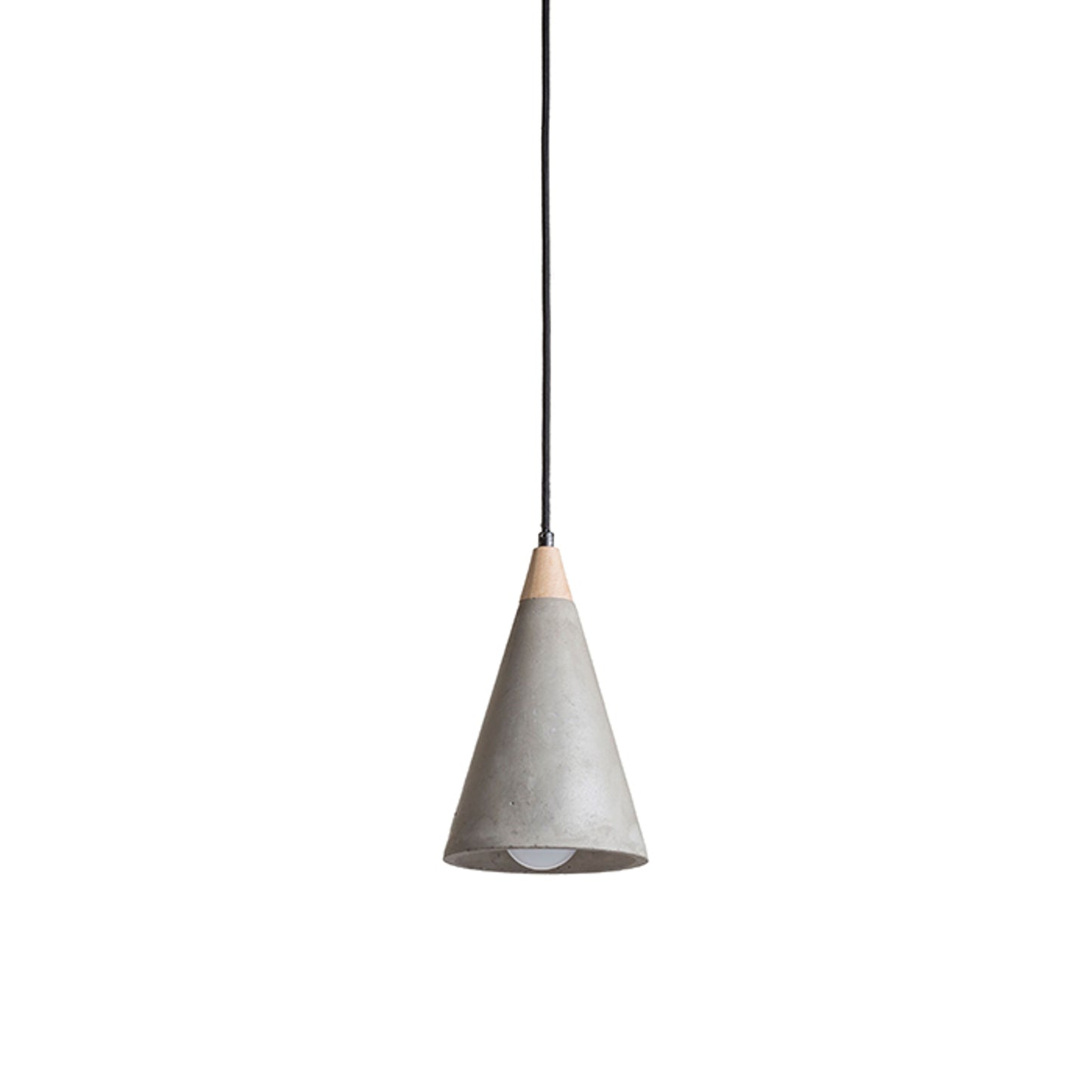 RENDL pendant lamp HEIDI pendant concrete/wood 230V LED E27 11W R12380 5