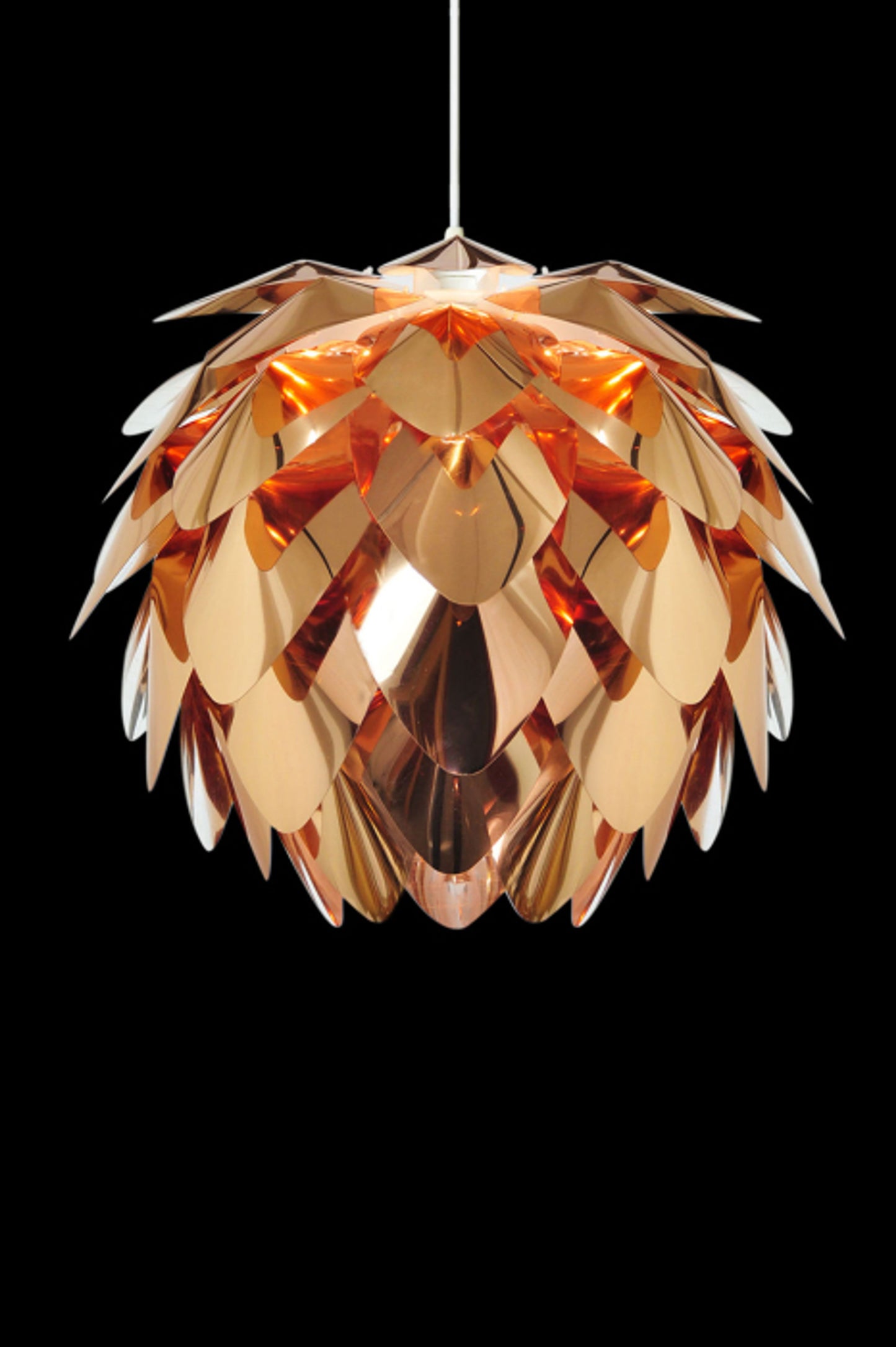 RENDL pendant lamp ENCOMBRE pendant copper foil 230V LED E27 15W R12383 3