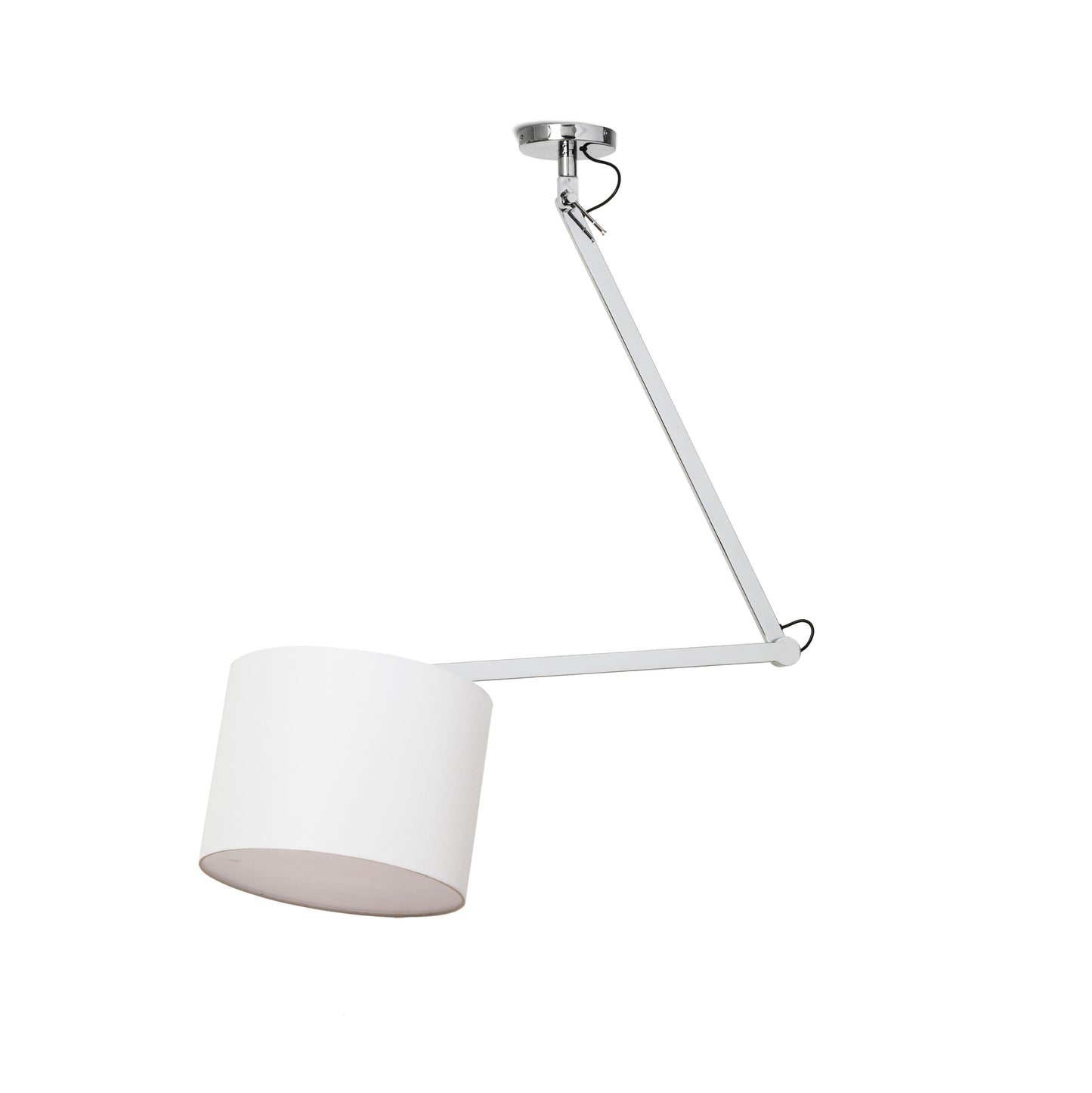 RENDL pendant lamp MADISON C ceiling white chrome 230V LED E27 15W R12479 4