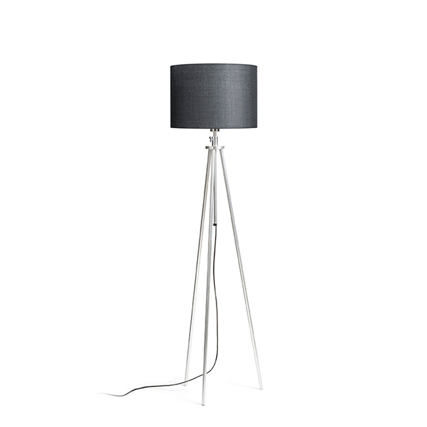 RENDL floor lamp GARDETTE floor black aluminum 230V LED E27 15W R12489 2