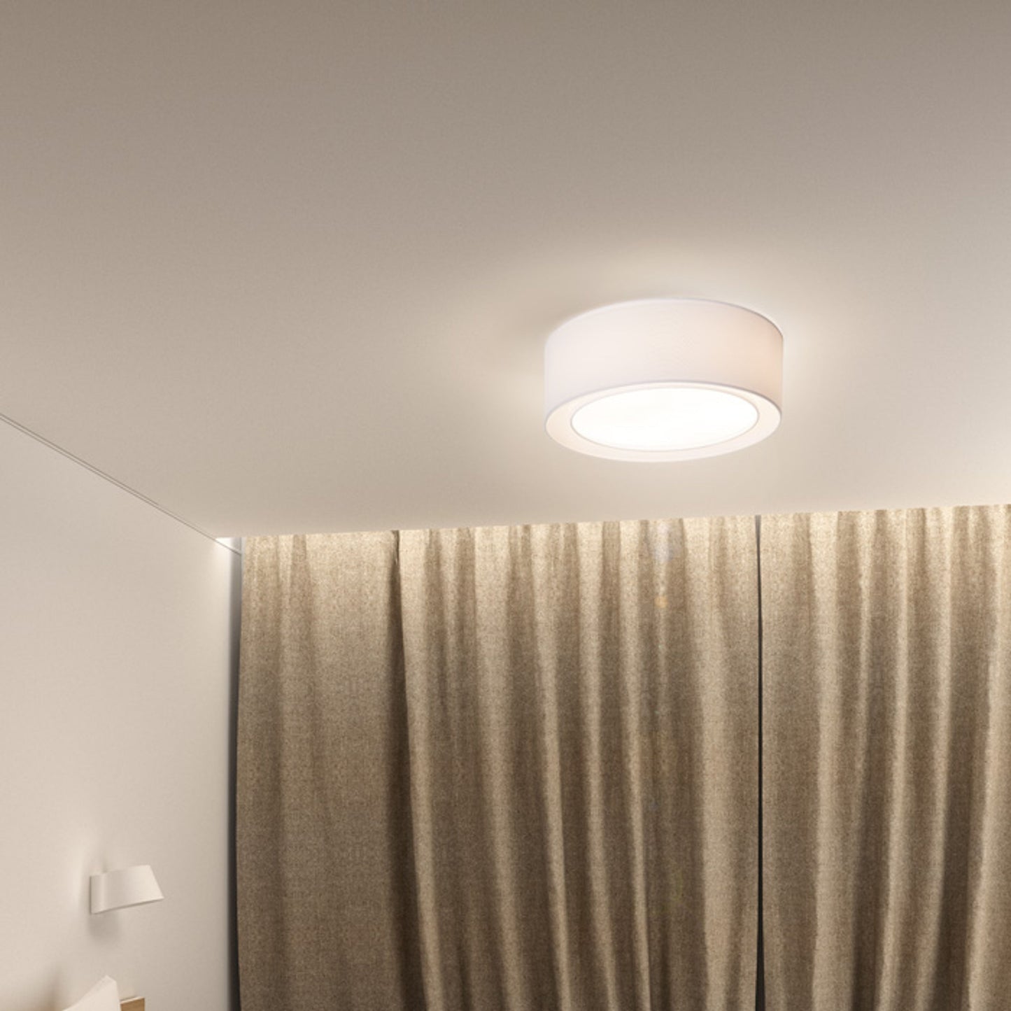 RENDL surface mounted lamp OTIS 50 ceiling white/white 230V LED E27 3x15W r12490 6
