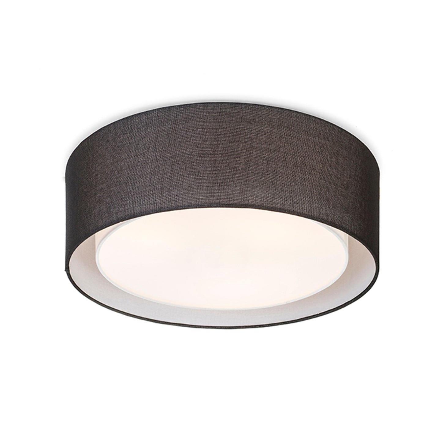 RENDL surface mounted lamp OTIS 50 ceiling black/white 230V LED E27 3x15W R12491 1