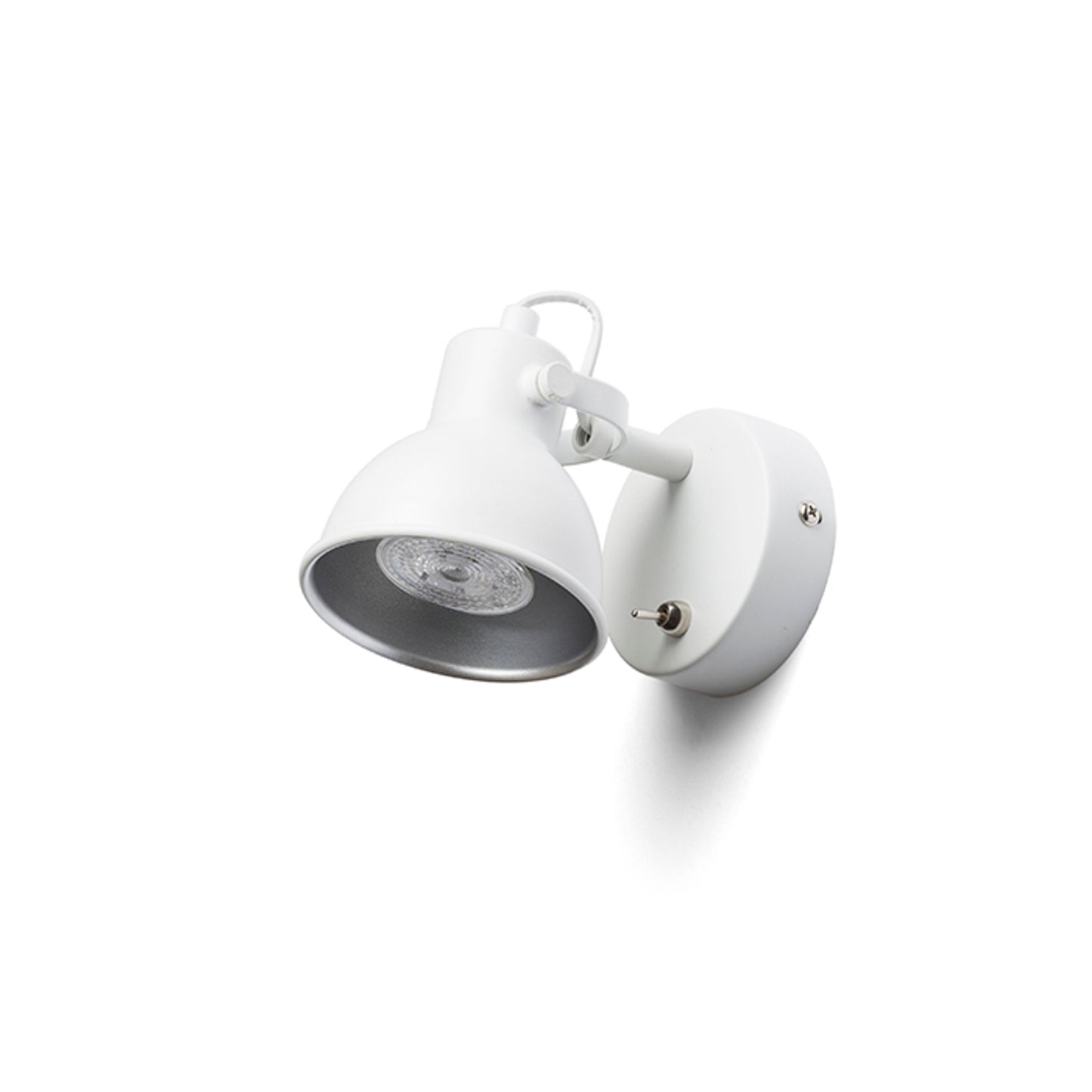 RENDL spotlight ROSITA I wall white/silver grey 230V LED GU10 9W R12507 4